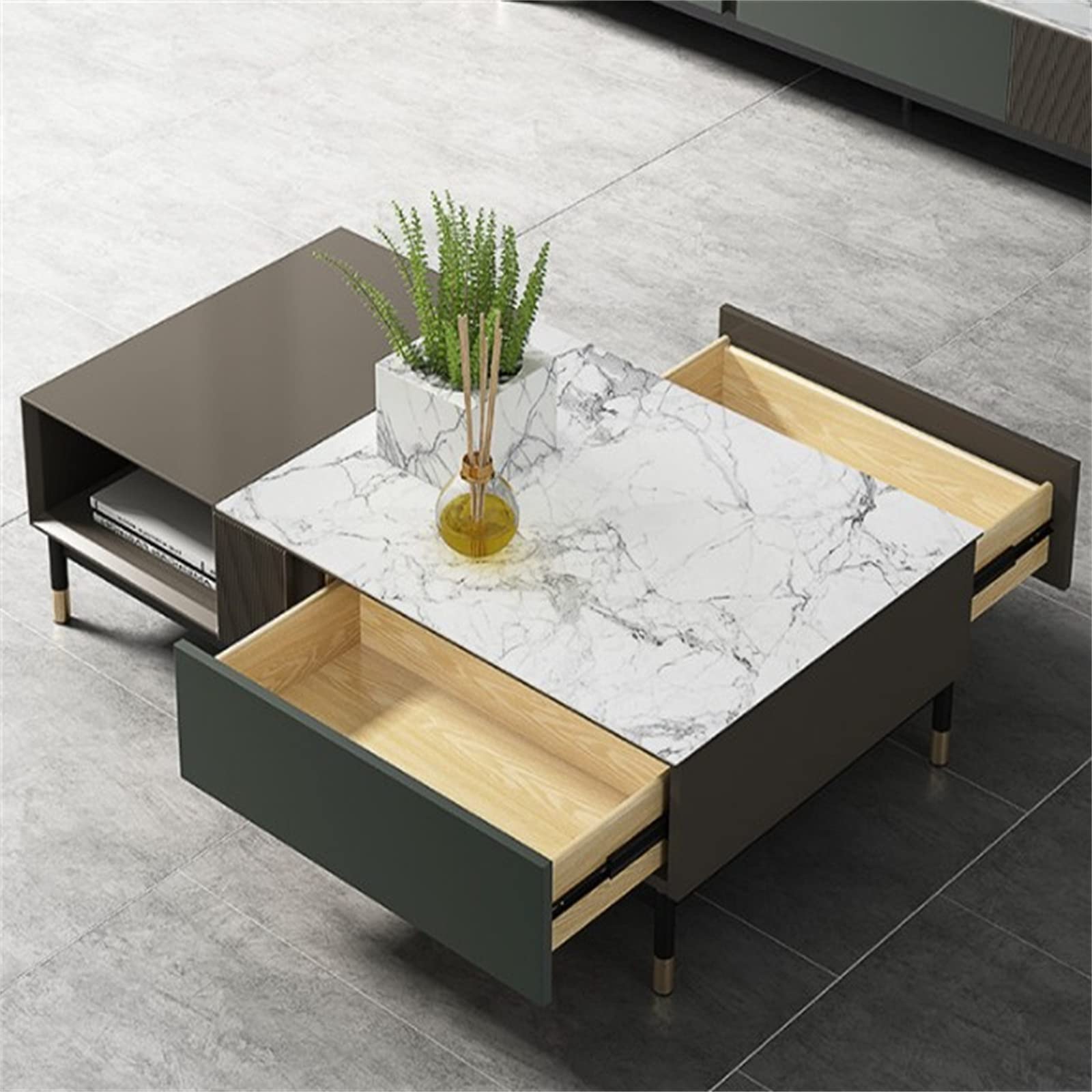 Amazon｜コーヒーテーブル イタリアのミニマリストスタイルのコーヒー